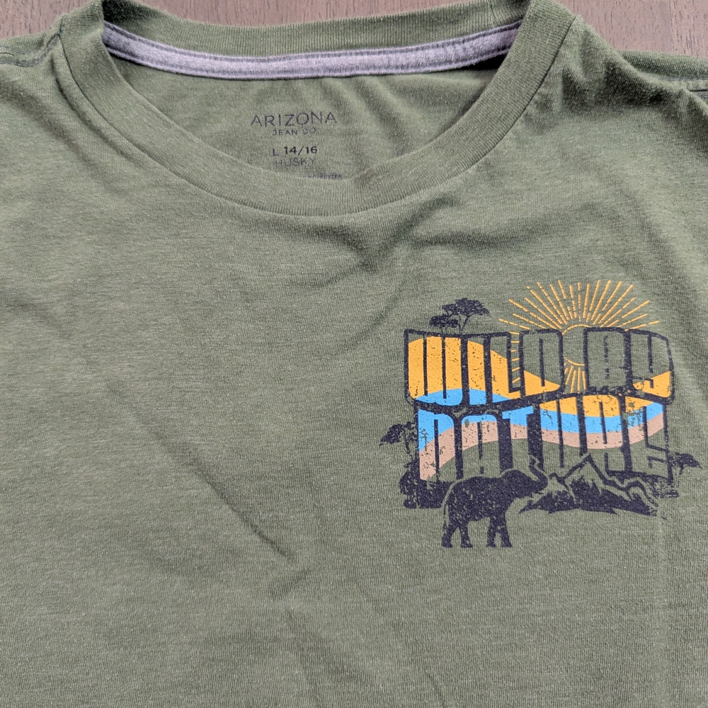 Arizona Jean Company Olive Graphic Tee